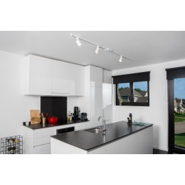 TRACK NIGEL sliežu prožektors 1xGU10 balts (Lucide)