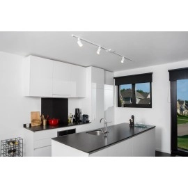 TRACK NIGEL sliežu prožektors 1xGU10 balts (Lucide)