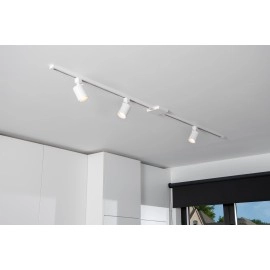 TRACK NIGEL sliežu prožektors 1xGU10 balts (Lucide)