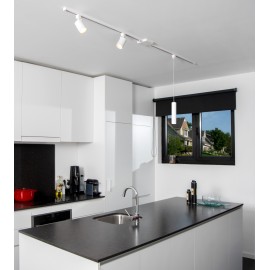 TRACK NIGEL sliežu prožektors 1xGU10 balts (Lucide)