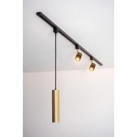 TRACK FLORIS sliežu prožektors 1xGU10 melns (Lucide)