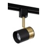 TRACK FLORIS sliežu prožektors 1xGU10 melns (Lucide)