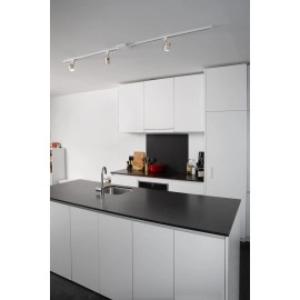 TRACK FLORIS sliežu prožektors 1xGU10 balts (Lucide)