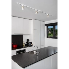 TRACK FLORIS sliežu prožektors 1xGU10 balts (Lucide)