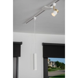 TRACK FLORIS sliežu prožektors 1xGU10 balts (Lucide)