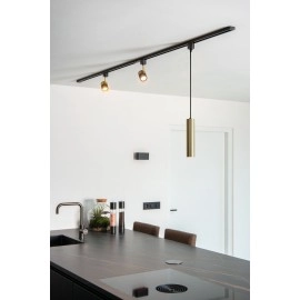 TRACK FLORIS sliežu piekaramā lampa 1xGU10 matēts zelta / misiņa (Lucide)