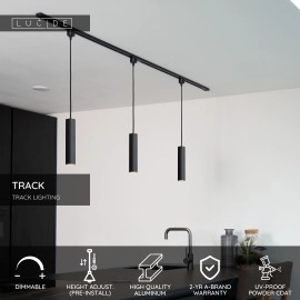 TRACK FLORIS sliežu piekaramā lampa 1xGU10 melns (Lucide)