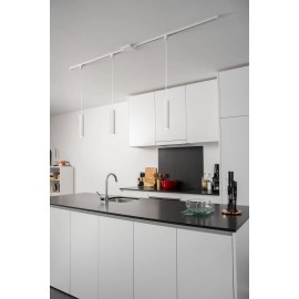 TRACK FLORIS sliežu piekaramā lampa 1xGU10 balts (Lucide)