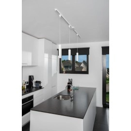 TRACK FLORIS sliežu piekaramā lampa 1xGU10 balts (Lucide)