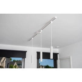 TRACK FLORIS sliežu piekaramā lampa 1xGU10 balts (Lucide)