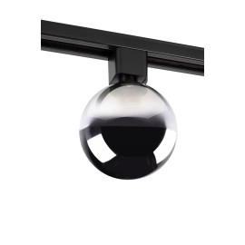TRACK TYCHO sliežu prožektors 1xG9 dūmakaini pelēks / melns (Lucide)