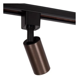 TRACK RITMO sliežu prožektors 1xGU10 (MR11) kafijas (Lucide)