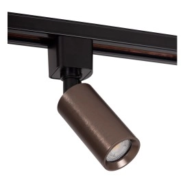 TRACK RITMO sliežu prožektors 1xGU10 (MR11) kafijas (Lucide)