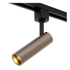 TRACK GRADO sliežu prožektors 1xGU10 (MR11) pelēks dzelzs tonis (Lucide)