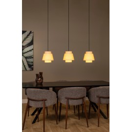 TRIBUTE piekaramā lampa 3xE27, krēmkrāsas (Lucide)