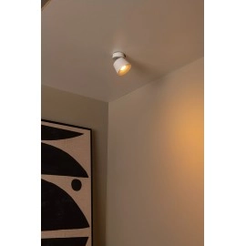 TRIGONO griestu prožektors Ø10,5 cm 1x50W balta (Lucide)