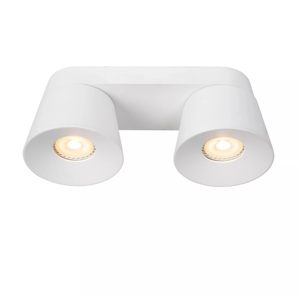 TRIGONO griestu prožektors 26 cm × 11 cm × 11 cm 2x50W balta (Lucide)