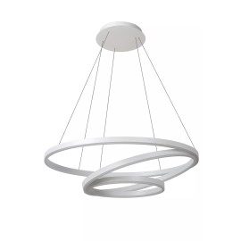 TRINITI LED piekaramā lampa Ø80 cm 32 W 3000K balta (Lucide)