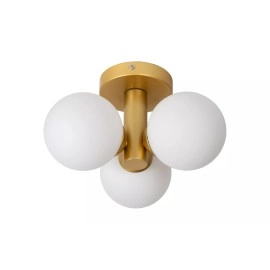 TRUDY vannasistabas griestu lampa 3 x 40 W G9 IP44 matēta zelta/misiņa (Lucide)