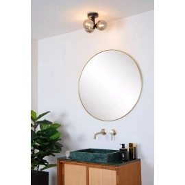 TRUDY vannas istabas griestu lampa 3x40W G9 IP44 melna (Lucide)