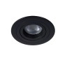 TUBE iebūvējamā spotlampa Ø9,2 cm 1xGU10 50W melna (Lucide)