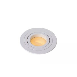 TUBE iebūvējamā spotlampa Ø9,2 cm 1xGU10 50W balta (Lucide)