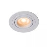 TUBE iebūvējamā spotlampa Ø9,2 cm 1xGU10 50W balta (Lucide)