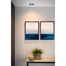 TUBE iebūvējamā spotlampa 1xGU10 50W melna (Lucide)