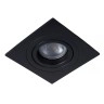 TUBE iebūvējamā spotlampa 1xGU10 50W melna (Lucide)