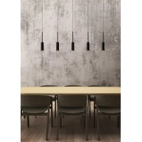 TUBULE piekaramā lampa 101 cm LED 5 x 7W 2700K melna (Lucide)