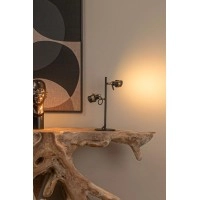 TUNDRAN galda lampa 30x15 cm 2xGU10 melna (Lucide)