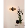 TYCHO sienas lampa 2xG9 melna (Lucide)