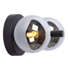 TYCHO sienas lampa 2xG9 melna (Lucide)
