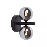 TYCHO sienas lampa 2xG9 melna (Lucide)