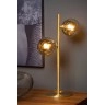 TYCHO galda lampa 2xG9 matēta zelta/misiņa tonī (Lucide)