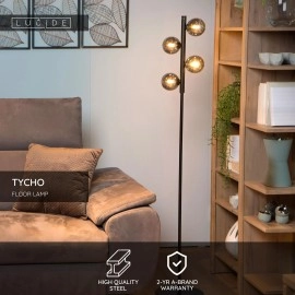 TYCHO stāvlampa 4xG9 melna (Lucide)