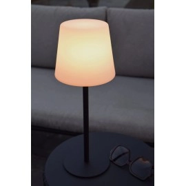 TYON uzlādējama āra galda lampa LED 1x2W melna (Lucide)