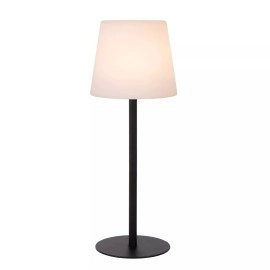 TYON uzlādējama āra galda lampa LED 1x2W melna (Lucide)