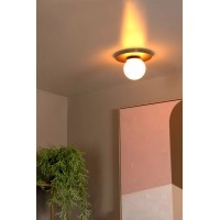 Griestu lampa TRICIA Ø25 cm 1xE27 15W matēta zelta/misiņa (Lucide)