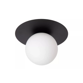 Griestu lampa TRICIA Ø25 cm 1xE27 15W melna (Lucide)