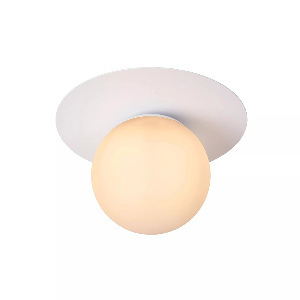 Griestu lampa TRICIA Ø25 cm 1xE27 15W balta (Lucide)