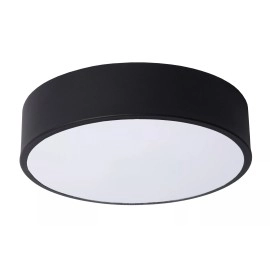 UNAR griestu lampa Ø20 cm LED 3 StepDim 12W 2700K melna (Lucide)