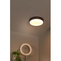 UNAR griestu lampa Ø30 cm LED 3 StepDim 18W 2700K melna (Lucide)