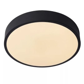 UNAR griestu lampa Ø30 cm LED 3 StepDim 18W 2700K melna (Lucide)