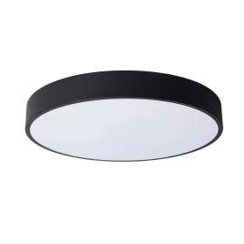 UNAR griestu lampa Ø39,5 cm LED 3 StepDim 24W 2700K melna (Lucide)