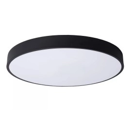 UNAR griestu lampa Ø49,5 cm LED 3 StepDim 36W 2700K melna (Lucide)