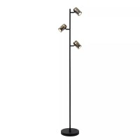 Stāvlampa UPTON 3xGU10 40W dūmu pelēka (Lucide)