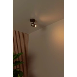 Griestu prožektors UPTON 1xGU10 40W dūmu pelēka (Lucide)