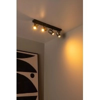 UPTON griestu prožektors 14,5x9 cm 4xGU10 dūmu pelēka (Lucide)