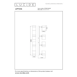 UPTON griestu prožektors 14,5x9 cm 4xGU10 dūmu pelēka (Lucide)